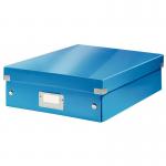 Leitz WOW Click & Store Medium Organiser Box. Blue. 60580036