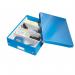 Leitz WOW Click & Store Medium Organiser Box. Blue. 60580036