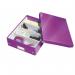 Leitz WOW Click & Store Medium Organiser Box. Purple. 60580062