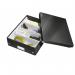 Leitz WOW Click & Store Medium Organiser Box. Black. 60580095