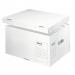 Leitz Large Infinity Archiving and Transportation Box, 5 x 80mm - White - Outer carton of 10 61040000