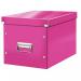 Leitz WOW Click & Store Cube Large Storage Box, Pink. 61080023