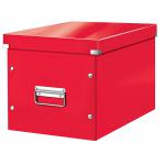 Leitz Box Click & Store WOW Cube Large Storage Box Red 61080026