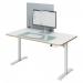 Modular, height adjustable personal desk screen. Create a calm, more focused workspace. 80x70cm privacy panel-reduce visual distractionsdampen noise. 61230085