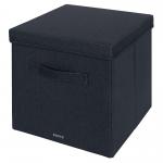 Leitz Fabric Storage Box with Lid Large 1 x Pack of 2 61450089