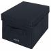 Leitz Fabric Storage Box with Lid Small , 1 x Pack of 2 Velvet Grey 61460089