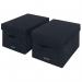 Leitz Fabric Storage Box with Lid Small , 1 x Pack of 2 Velvet Grey 61460089