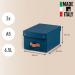Leitz Puro Storage Box with lid, small, 7L, 100% recycled card, pack of 2 61470068