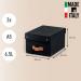 Leitz Puro Storage Box with lid, small, 7L, 100% recycled card, pack of 2 61470095