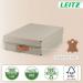 Leitz Puro Storage Box with lid, medium low, 8L, 100% recycled card, pack of 2 61480012