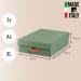 Leitz Puro Storage Box with lid, medium low, 8L, 100% recycled card, pack of 2 61480050