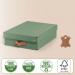 Leitz Puro Storage Box with lid, medium low, 8L, 100% recycled card, pack of 2 61480050