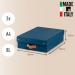 Leitz Puro Storage Box with lid, medium low, 8L, 100% recycled card, pack of 2 61480068