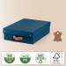 Leitz Puro Storage Box with lid, medium low, 8L, 100% recycled card, pack of 2 61480068