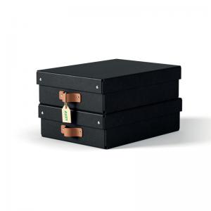 Leitz Puro Storage Box with lid, medium low, 8L, 100 recycled card,