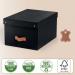 Leitz Puro Storage Box with lid, medium, 17L, 100% recycled card, pack of 2 61490095