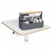 Premium portable desk organiser with wooden handle, ideal for hot desking. Made from stable, durable, recycled thermo felt - 2 storage compartments. 61980089