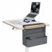 Premium portable desk organiser, unique hanging function, ideal for hot desking. Stable and durable with 2 compartments, small removable tray. 61990089