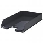 Esselte VIVIDA A4 Europost Letter Tray, Black - Outer carton of 10 623605