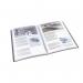 Esselte VIVIDA Display Book rigid, translucent, 20 pockets, 40 sheet capacity, A4, Black - Outer carton of 10 623986