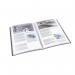 Esselte VIVIDA Display Book rigid, translucent, 80 pockets, 160 sheets capacity, A4, Black - Outer carton of 5 623989