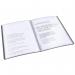 Esselte VIVIDA Display Book soft, translucent, 60 pockets, 120 sheet capacity, A4, Black - Outer carton of 5 624004