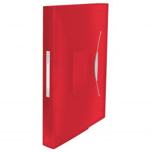 Esselte VIVIDA Expanding 6 Tab Project File A4 Translucent Red - Outer