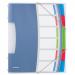 Esselte VIVIDA Divider Book 6 Part Translucent Multicolour A4 624029