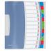 Esselte VIVIDA Divider Book 12 Part Translucent Multicolour A4 624030