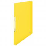 Esselte VIVIDA A4 2.50mm Spine Polypropylene Translucent Ring Binder - Yellow - Outer carton of 10 624036