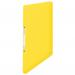 Esselte VIVIDA A4 2.50mm Spine Polypropylene Translucent Ring Binder - Yellow - Outer carton of 10 624036