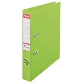 Esselte VIVIDA A4 50mm Spine Plastic Lever Arch File - Green - Outer carton of 10 624073
