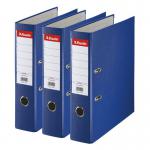 Esselte Essentials A4 Polypropylene Lever Arch File 75mm. Blue. Pack 3. 624291