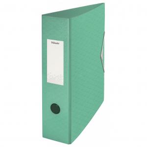 Esselte ColourIce Lever Arch File Polyfoam A4, 75mm, Green - Outer