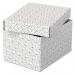 Esselte Home Storage and Gift Box Small White (Pack of 3) 628280