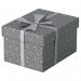 Esselte Home Storage and Gift Box Small Grey (Pack of 3) 628281