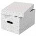 Esselte Home Storage Box Medium White (Pack of 3) 628282