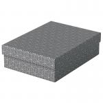 Esselte Home Storage and Gift Box Medium Grey (Pack of 3) 628285