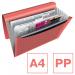 Translucent A4 project file. 6 compartments with 5 tabs for organising A4 paper. Fresh and modern design. 628447