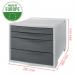 Esselte Colour Breeze Drawer Cabinet, 4 drawers 628457