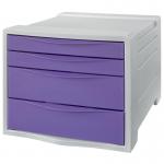 Esselte Colour Breeze Drawer Cabinet, 4 drawers 628458