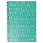 Esselte Colour Breeze A5 Notebook lined, wirebound 628472