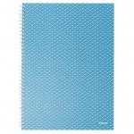 Esselte Colour Breeze A4 Notebook lined, wirebound 628481