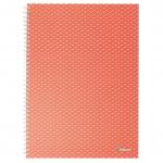 Esselte Colour Breeze A4 Notebook lined, wirebound 628483