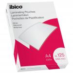 Ibico Laminating Pouch 125mic Gloss, (Pack 250) 628605