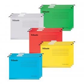 Esselte Classic A4 Suspension File Assorted Colours (Pack of 15) 628808