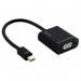 Leitz Complete Mini DisplayPort to VGA Adapter Black - Outer carton of 10 63090095