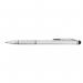 Leitz Complete 2 in 1 Stylus for touchscreen devIces Multifunctional stylus. Touchscreen writer and ballpoint pen. Silver 64150084