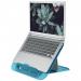 Leitz Adjustable Laptop Stand, DesktopTabletop Riser Stand, Compact Laptop Holder With 4 Heights, Ergo Cosy Range, Calm Blue 64260061