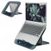 Leitz Adjustable Laptop Stand, DesktopTabletop Riser Stand, Compact Laptop Holder With 4 Heights, Ergo Cosy Range, Velvet Grey 64260089